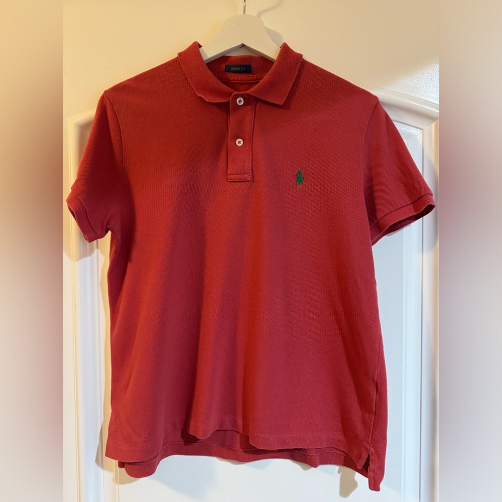 Women’s Red Polo Classic Fit Size M
